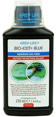 Easy Life Bio-Exit Blue – 250 ml Behandlung gegen Blaualgen im Aquarium, bekämpft effektiv Cyanobakterien, einfache Anwendung, sicher für Fische und Pflanzen