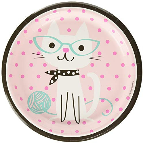 Creative Convertting Piatto 23 cm Gatti - PurrFect Party