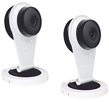 2er Set Überwachungskamera 100° Winkel, Zubehör für ELRO Smart Home Alarmsystem AS8000