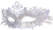 Hoshin Maskerade Maske, Karneval Dekorationen Venezianische Masken für Frauen (Silber)