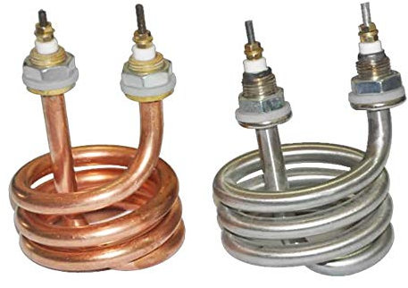 220V-380V 2500W Water Distiller spiral Electric Water Heater Element (380V Copper)