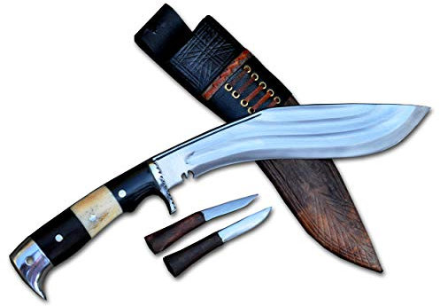 25 cm Klinge Handgeschmiedetes Kukri-handgemachtes Messer-Campingmesser-Jagdmesser-Landwirtschaftsmesser-10 Zoll amerikanischer Adler Kukri aus Nepal