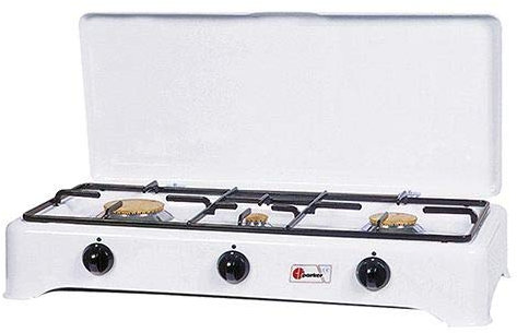 PEBSHOP FORNELLO A Gas 3 FUOCHI cm 72x33,5xh.14,5. (GP SM - Gas METANO)