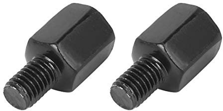 F FIERCE CYCLE 2Stk. 8mm Linksgewinde auf 8mm Linksgewinde Motorrad Rückspiegel Adapterbolzen