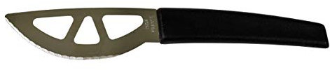 Couteau à Pizza Demi Lune Fabrication française Made in France Lame en inox trempée Couteaux inoxydable pour maison, restaurant, pizzeria, snack - 22 x 4 cm, Ustensiles de cuisine, contact alimentaire