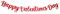 AKH® 150 cm Valentinstag-Banner | Happy Valentine's Day Brief Banner Girlande Dekoration | 18 Stück Buchstaben hängende Schnur Girlande für Valentinstag Dekorationen