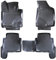 Rizline Passgenau 3D Fussmatten Auto Kompatibel mit Kia Sorento 2.Gen 2009-2014 Auto Zubehör 1. Und 2. Reihe Gummimatten Autos TPE Allwetter Geruchlos rutschfest Vorne und Hinten Schwarz
