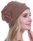 osvyo Chemo Kopfbedeckung für Damen,Turban Mütze für Frauen, Krebs Beanie Haarausfall versiegelte Verpackung LEICHTES Aprikosen Blush