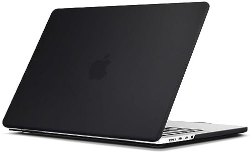 TECOOL Hülle Kompatibel mit MacBook Pro 14 Zoll mit M4 M3 M2 M1 Pro/Max 2021-2024 (A3401 A3185 A3112 A2992 A2918 A2779 A2442), Ultradünne Schutzhülle Hartschale Case, Schwarz