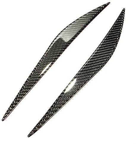 Wimpern Sidemarker 1 Paar Kohlefaser Auto Frontscheinwerfer Augenbrauen Aufkleber Trim Auto Dekoration Zubehör Für BMW 3er F30 320i 325i 316i Autoscheinwerfer Augenbrauen