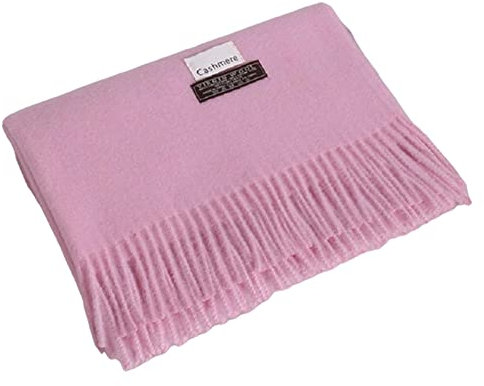 UKKO Kaschmirschal Frauen Winter Weiche Warme Schals-Pink,70X200Cm
