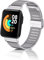 ToVioc Bracelet Compatible avec Xiaomi Mi Watch Lite, Bracelet en Maille réglable en Acier Inoxydable pour Xiaomi Mi Watch Lite - Argent