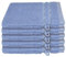 Schiesser Frottier Waschhandschuh Milano im 5er Set | 100% Baumwolle aus nachhaltiger Produktion | weich, saugstark, farbecht | 16x22cm | Hellblau