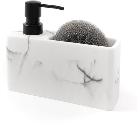 ROCKING GIFTS MARMOL K¸Che Seifenspender mit Schrubber