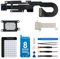 CYKJGS for iPhone 8 Ear Speaker Replacement OEM for iPhone SE 2020 with 7MP Front Camera Earpiece Module for iPhone SE 2022 with Microphone Part Ambient Light Fix Repair Tool Kit A1863 A1905 A1906
