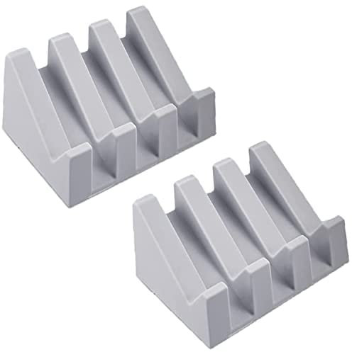 Jabón de Silicona con Drenaje Inclinado Barra de Ducha, Estante de Bandeja de jabón fácil de Limpiar Fregadero, Accesorios de Cocina de baño 9,5 * 7cm,C