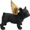 Kare Design Deko Figur Angel Puppy, Gold, Hund, Welpe, Polyresin, Unikat, Handbemalt, 25x28x10cm (H/B/T)