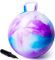 U&C Planet Hüpfball für Kinder Aufblasbarer Hopperball mit Pumpe, 55 cm Hopper Ball für für Mädchen und Jungen,max. Belastbarkeit 150 KG Spielzeug für Kinder 7-12 Jahre ，Wolke violett
