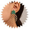 Inilbran Boho Ananas Ohrringe Vintage Smaragd Ananas Ohrstecker Ohrringe Grün Kristall Ananas Ohrringe Gold Ananas Übertrieben Ohrringe Schmuck Für Frauen Und Mädchen