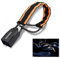 YUFANYA Steering Wheel Lock,Steering Lock Car Steering Wheel Locks Car Lock Anti Theft Device with High Visibility Reflective Strips,Universal Wheel Lock for Car Trucks SUV Van with 3 Keys（Orange）