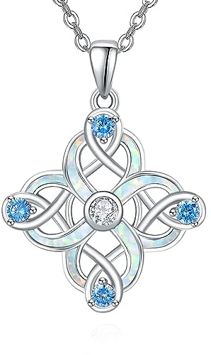 TANGPOET Chakra/Lotus/Gänseblümchen/Kleeblatt/Rose Halskette für Damen 925 Sterling Silber Zierlicher Blumenschmuck Geburtstagsgeschenke für Sie