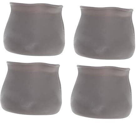 jojofuny 4pièces Lot de Silicone pour Chaise Table Couvre-Pieds Antidérapants Ronds pour Maison Et Appartement