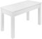 Krok Wood Sitzbank Tomas aus Massivholz in Buche, Farbe Weiß (100 x 35 x 45 cm)