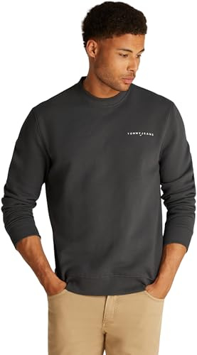 Tommy Jeans Herren Sweatshirt Linear Rundhalsausschnitt