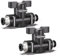 Innfeeltech 10 Piezas 10mm Negro Recta Neumática Control de Flujo de Aire Válvula de Bola Push to Connect Racor Neumático
