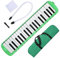 Grcfumo Teclado De Piano, Teclado Eléctrico, Teclado De 37 Teclas, Adecuado para Proporcionar Un Rendimiento Versátil Y Sin Preocupaciones(Verde)
