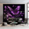 Papier Peint Panoramique Papillon Fleur Plante de Rêve, Papier Peint Poster Mural Géant Violet, Fresque Murale Moderne Personnalisée pour Salon Chambre d’Enfants Restaurant, 200 x 140 cm (L x H)