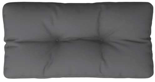 vidaXL Palettenkissen Anthrazit 70x40x12 cm Stoff