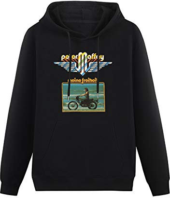 Men's Cotton Hoodies Peter Maffay Meine Freiheit Long Sleeve Sweatshirts L