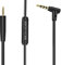 Conambo Cable de audio de repuesto para Bose 2,5 mm jack a cable de 3,5 mm, cable jack para auriculares, compatible con Bose JBL AKG, cable de auriculares Bose para Bose QC 45 / QC35 II / QC35 / QC25