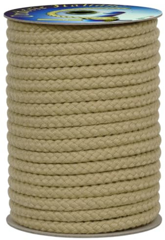 Corderie Italiane 006102540 Treccia fiocco 18 mm - 10 mt colore canapa