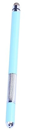 DOITOOL Double End Capacitive Stylus Pen Metal Body and Disc Tip for Phones and Tablets, Touch Screen Screen Pens for Handwriting and Drawing, Blue, Suitable for Touchscreen Devices