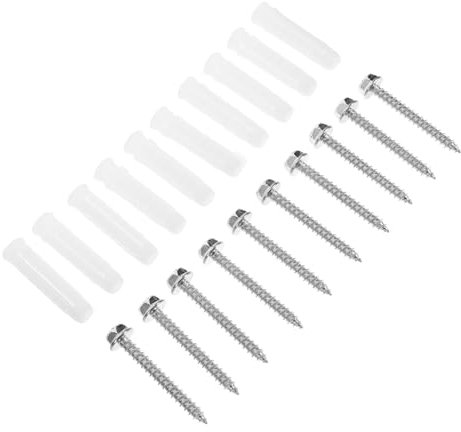 Ciieeo 10sets Tv Mounting Hardware Kit Wall Plugs Screws for Cavity Wall Fixing Ultra Slim Tv Bracket Accessories