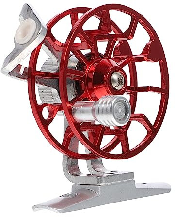 UPKOCH Fliegenrolle mit Druckknopf Entriegelung Leichter und Kompakter Anglerbedarf für Fliegenfischer für Outdoor Angeln Modell Rechts