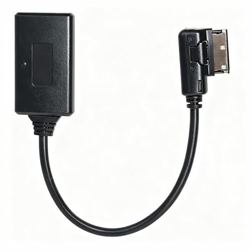 leruiyezs Adaptador Bluetooth Aux for Mercedes MB AMI Interfaz AMI Audio Inalámbrico vía AUX Streaming Bluetooth 5.0 A2DP Compatible con Vehículos 2009–2014 Clases A B C E M S R W ML GL SL CLS SLK GLK