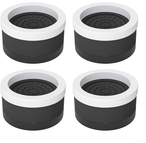 Möbelerhöhungspads mit rutschfestem Material für erhöhte Betten und Möbelstütze, stoßdämpfendes Design zur Reduzierung von Vibrationen und zum Schutz des Bodens (schwarz, 5,5 cm)