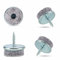 Incutex 20x Feltrini per mobili, Gleiter Tondi per Mobili, Protezione del Pavimento, Scivoli per Gambe di Sedie Ø 22mm, Grigio