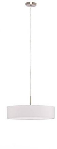 Lindby Pendelleuchte Sebatin (Modern) in Weiß aus Textil (3 flammig, E27) - Hängeleuchte Esstischlampe Hängelampe Küchenleuchte
