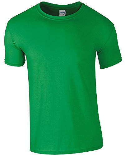 Gildan Mens Short Sleeve Soft-Style T-Shirt (3XL) (Irish Green)