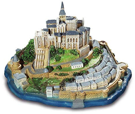 Isideco Mont Saint Michel 13cm Polyresin Deko-Figur Grey