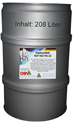 DBV-Hydrauliköl HLP ISO VG 22 208-Liter-Fass