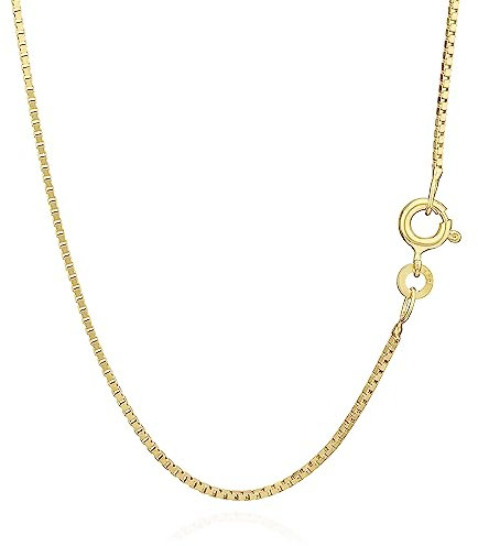 NKlaus 42cm Venezianerkette 333 Gelbgold 8 Karat elegante Halskette filigrante Breite 0,9mm Collier 2,15g schwer 9314
