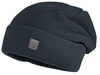 maximo Jungen Umschlag Beanie-Mütze, anthrazit, 53