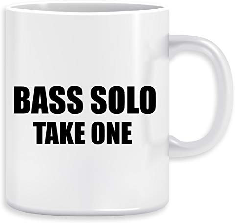Bass Solo, Take One Kaffeebecher Becher Tassen Ceramic Mug Cup