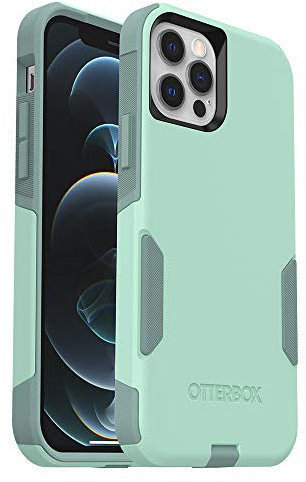 OtterBox iPhone 12 & iPhone 12 Pro Commuter Series Case - Ocean Way (Aqua SAIL/Aquifer), Slim & Tough, Pocket-Friendly, with Port Protection