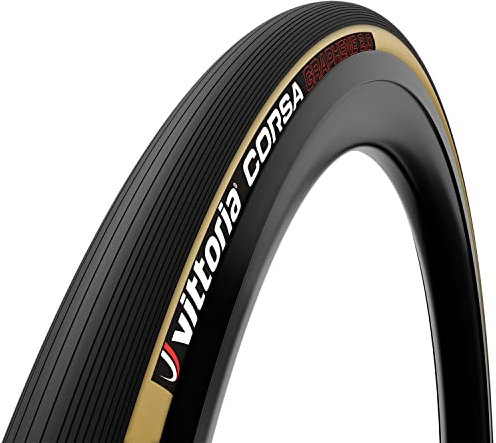 VITTORIA Cubierta Corsa Crema/ 32-622/700x32C Pleg G2, Adultos Unisex, Negro (Negro), Talla Única
